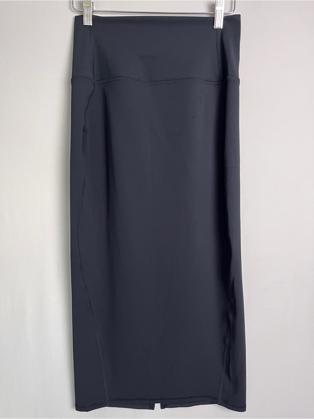 lululemon Nulu Slim-Fit High-Rise Midi Skirt Black Size 6